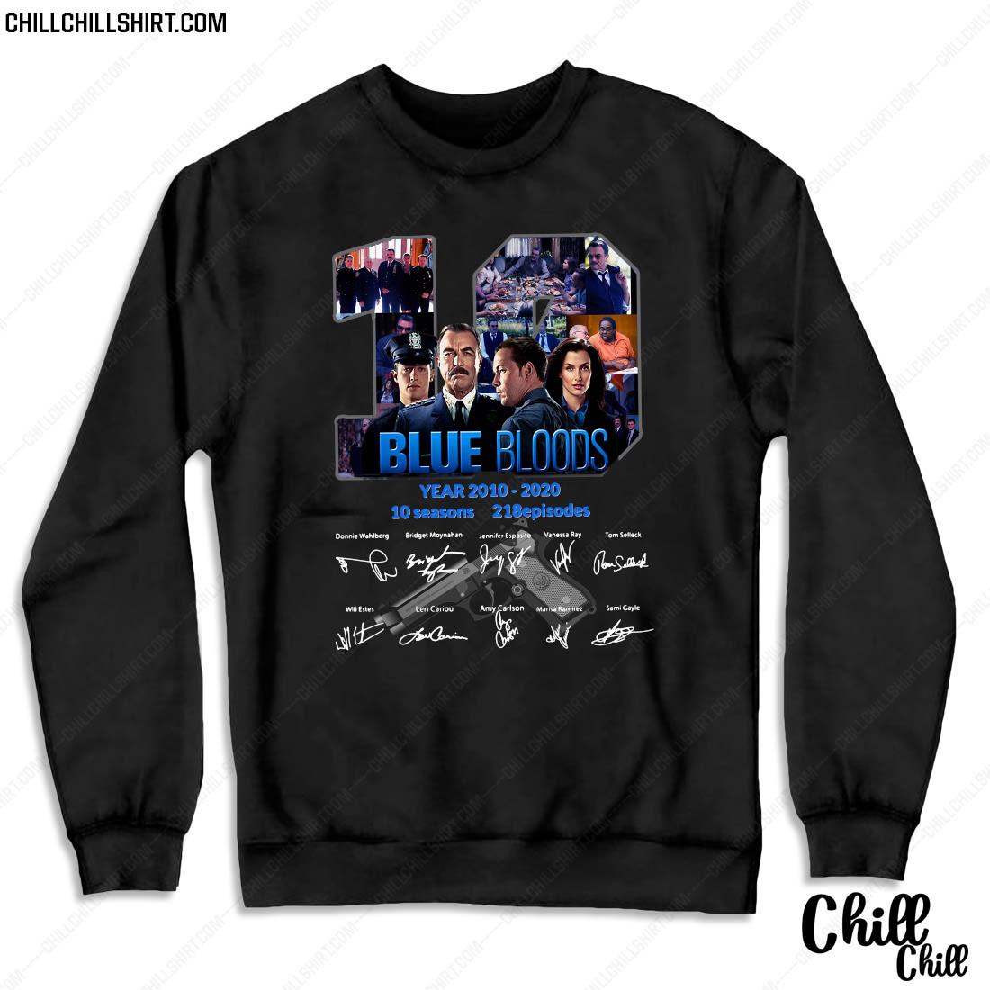 10 Blue Bloods Year 2010 2020 10 Seasons 218 Episodes Shirt Sweater