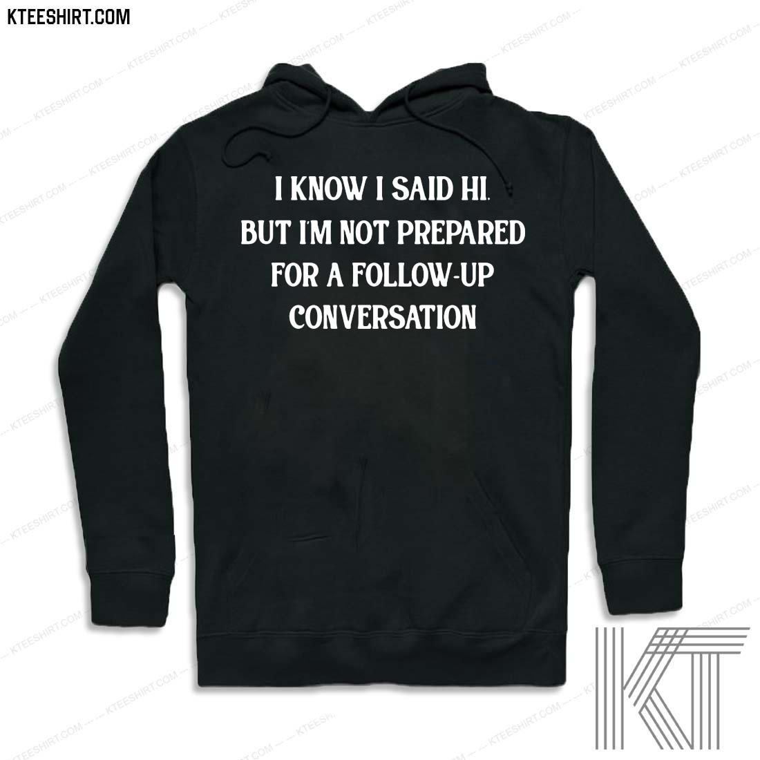 start a conversation shirt