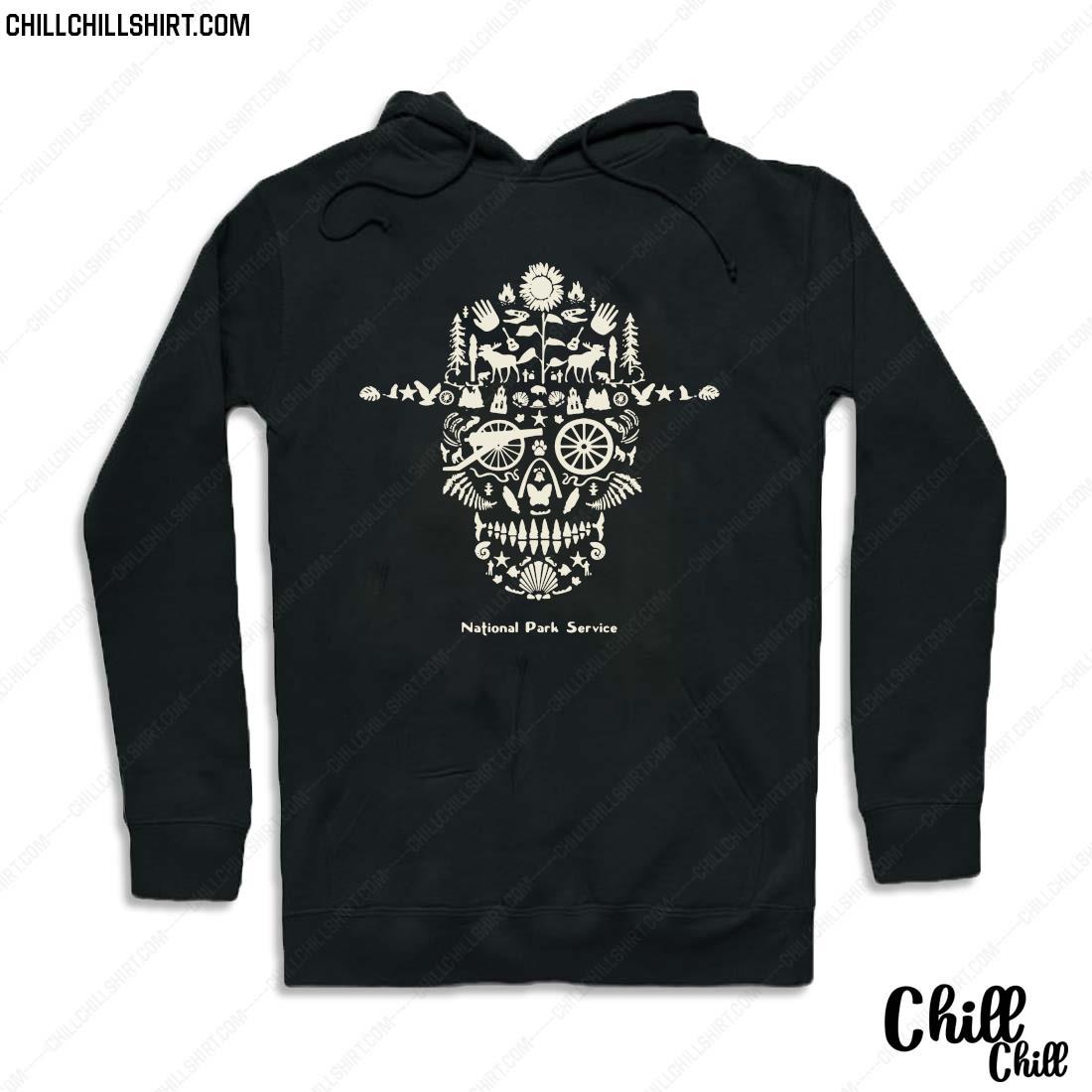 Skull National Park Service Shirt Hoodie