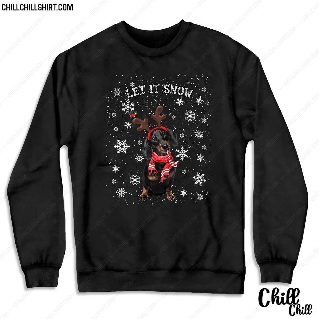 weenie dog christmas sweater
