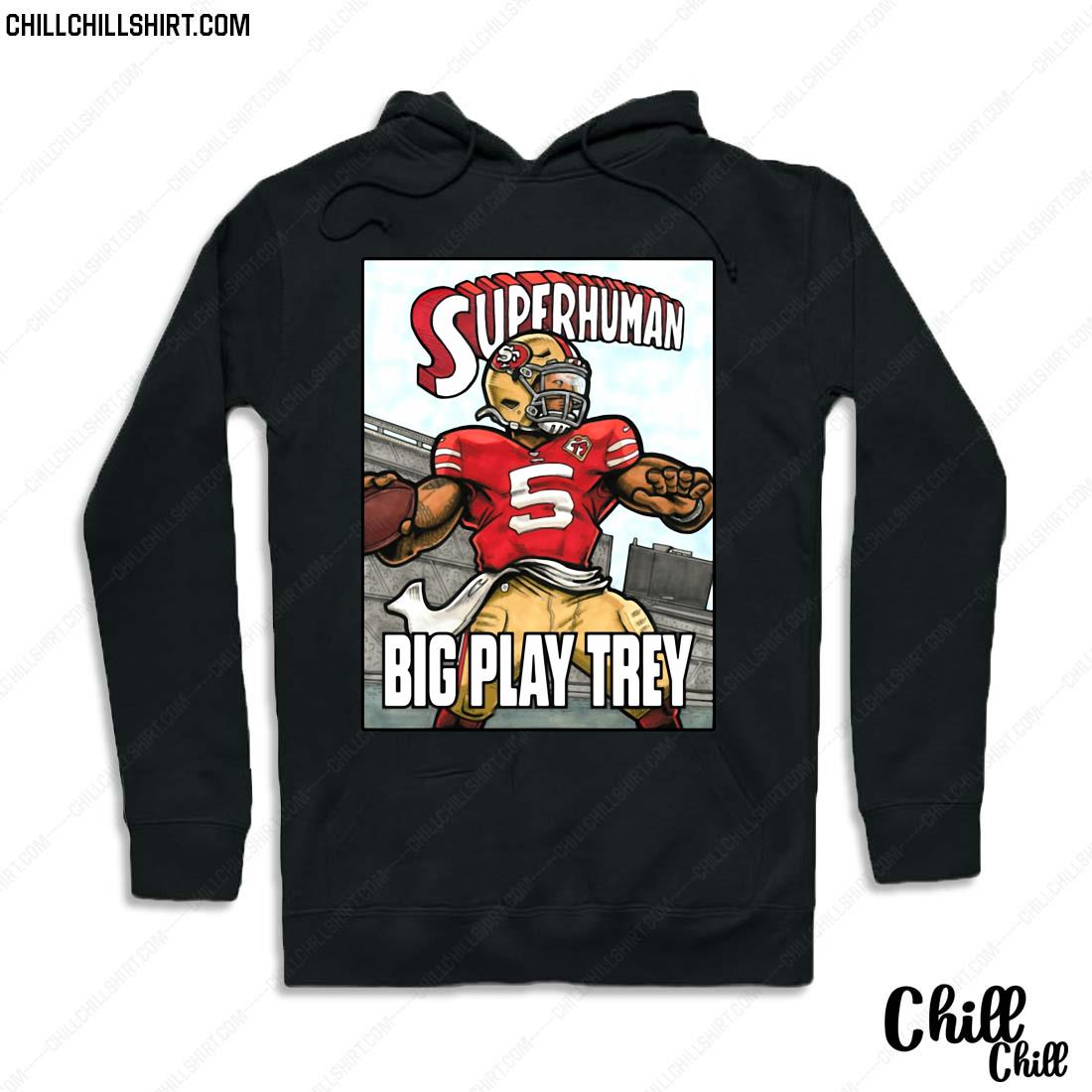 Official Trey Lance Superhuman 49ers T-shirt - NVDTeeshirt