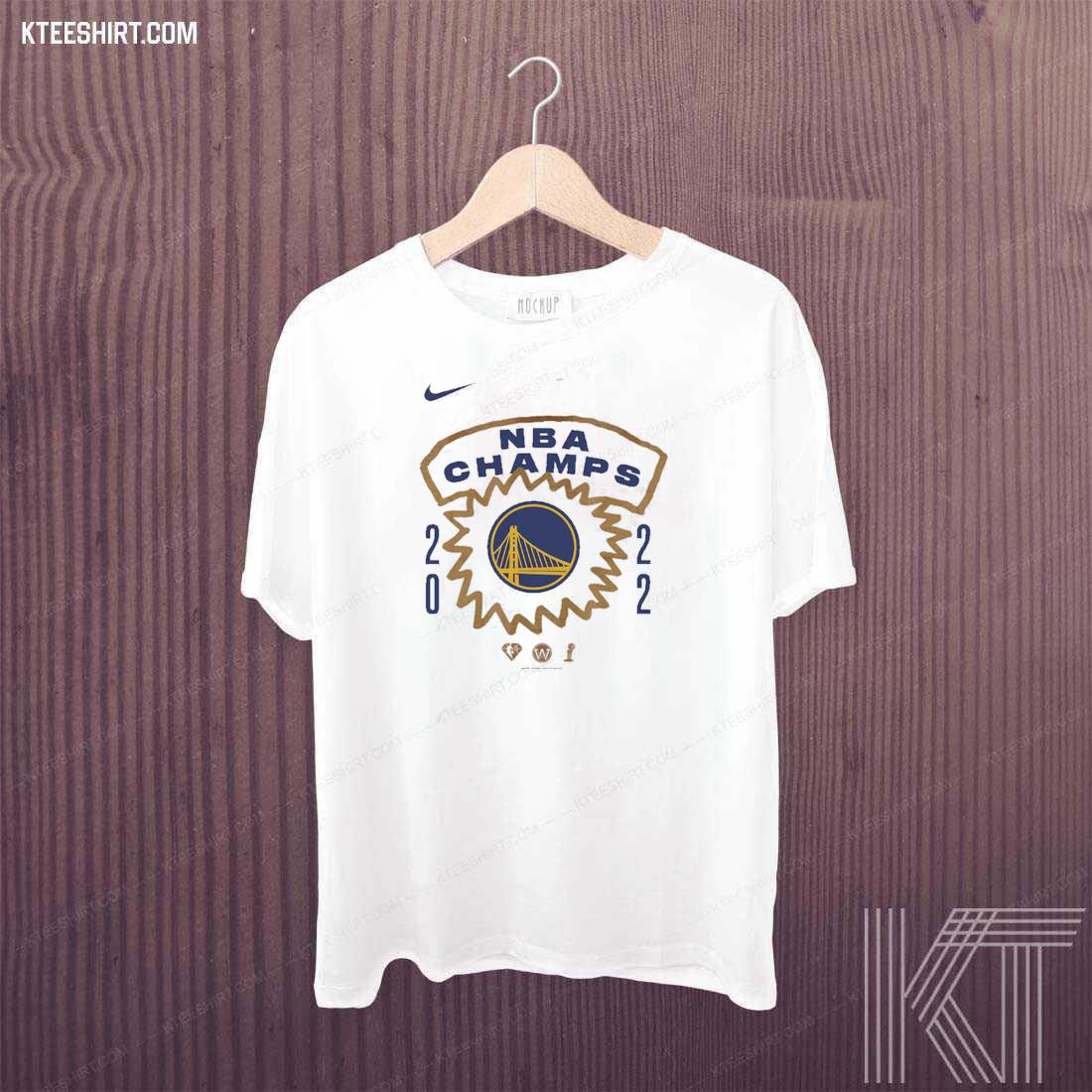 Golden State Warriors Nike 2022 NBA Finals Champions Roster T-Shirt - White