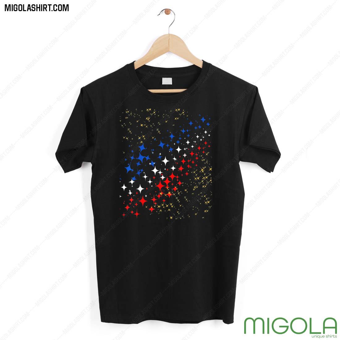 Patriotic Stars With Gold Dust … Celebrate Shirt