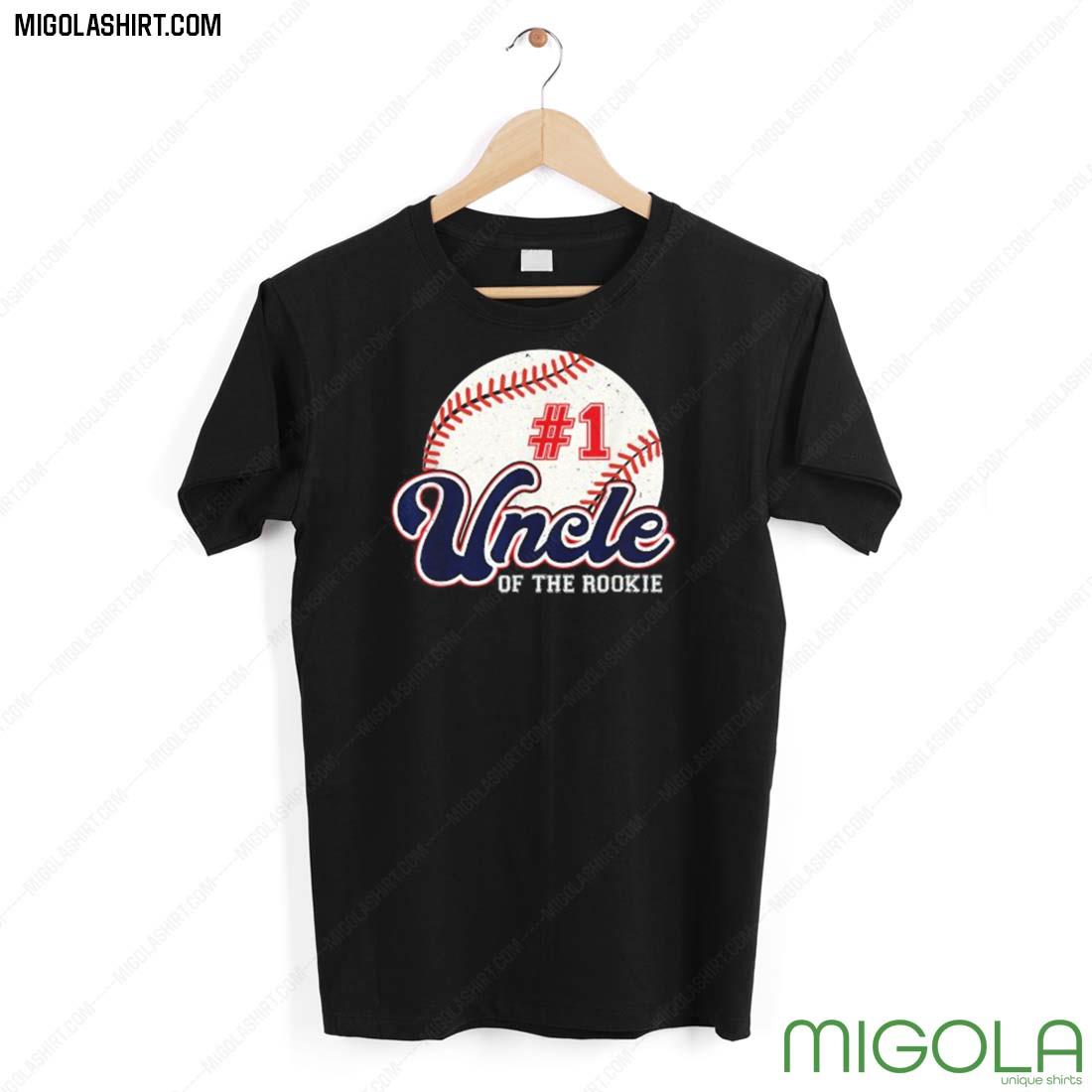Uncle Of The Rookie Tee Rookie Of The Year Baseball Uncle Shirt