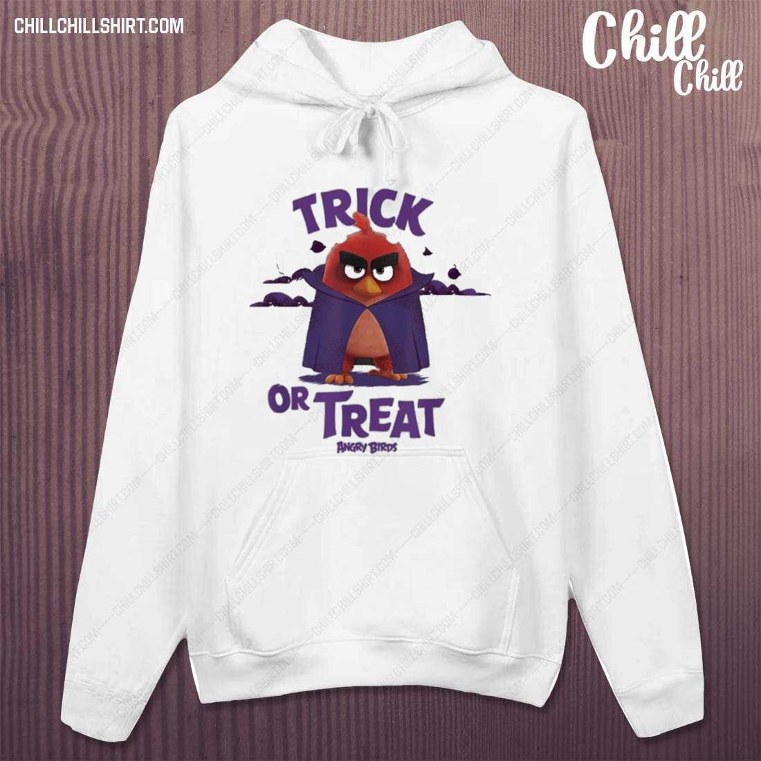 Nice angry Birds Halloween Trick or Treat Shirt hoodie