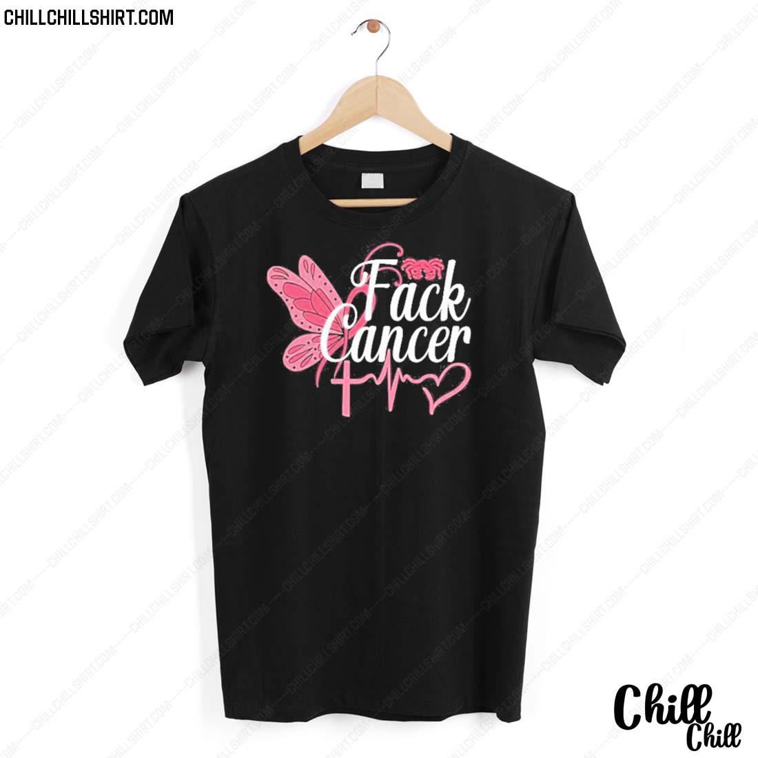 Nice fack Cancer Butterfly Breast Cancer Shirt