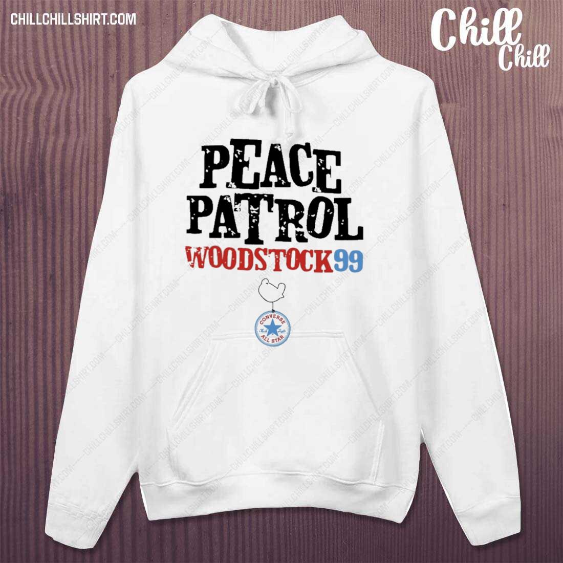 Nice michael Lang Peace Patrol Woodstock 99 Shirt hoodie