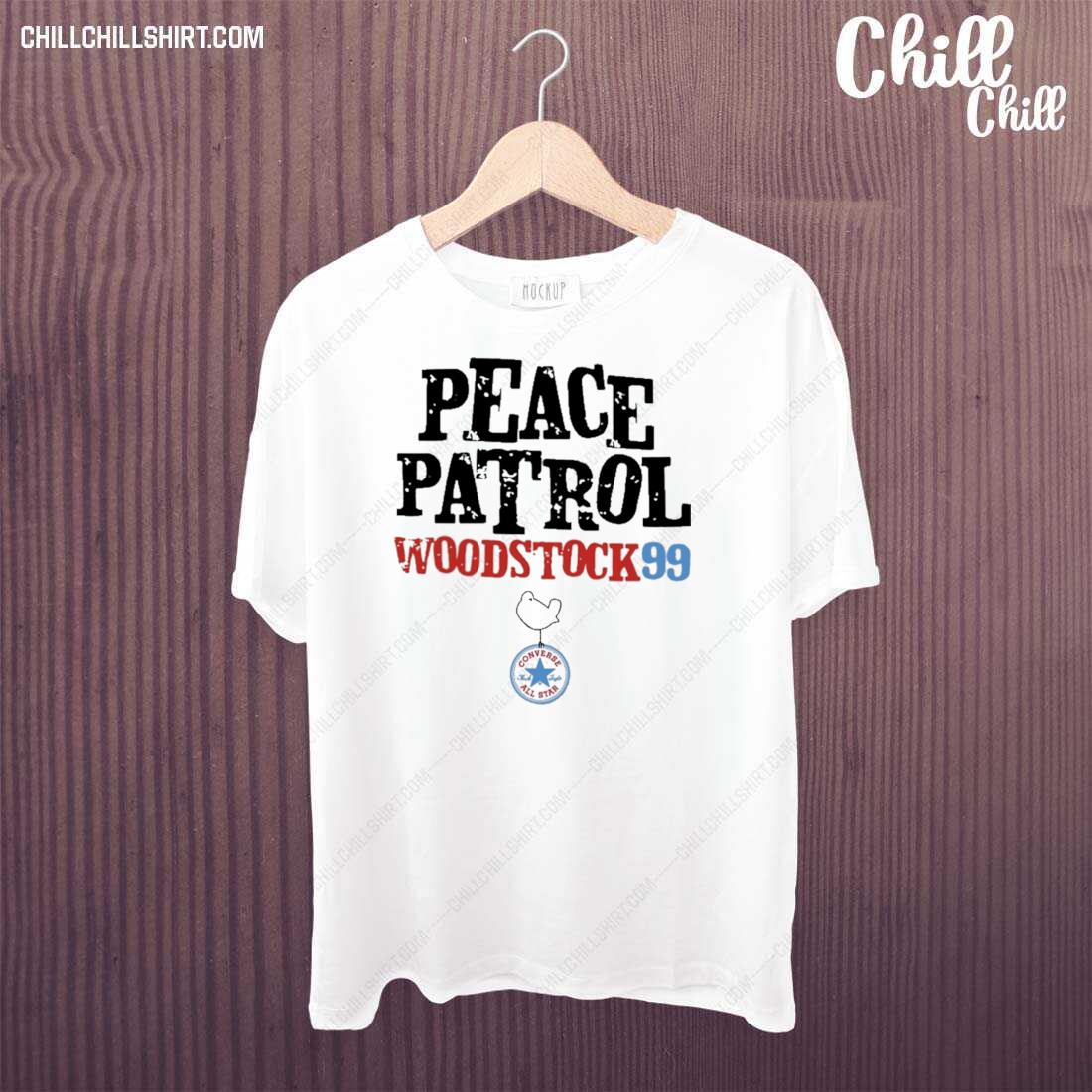 Nice michael Lang Peace Patrol Woodstock 99 Shirt