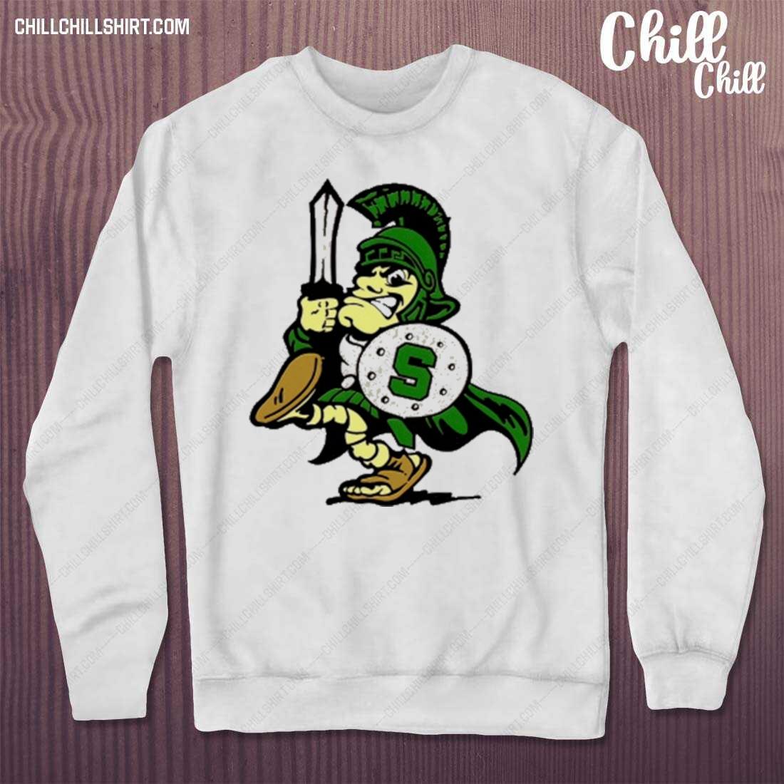 Nice michigan State Spartans Mascot Shirt sweater