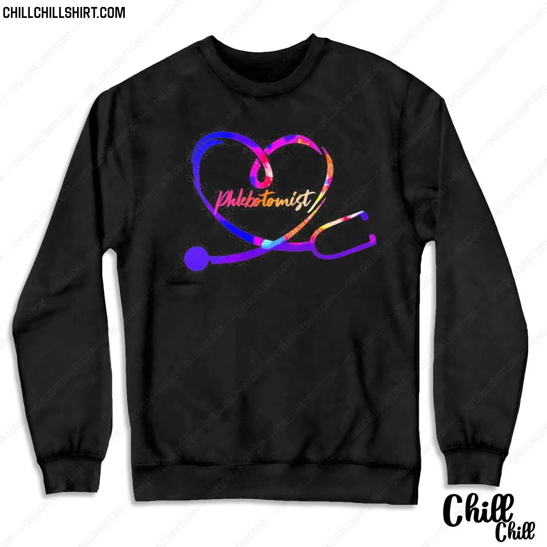 Nice nursing Is A Work Of Heart Phlebotomist Shirt Sweater