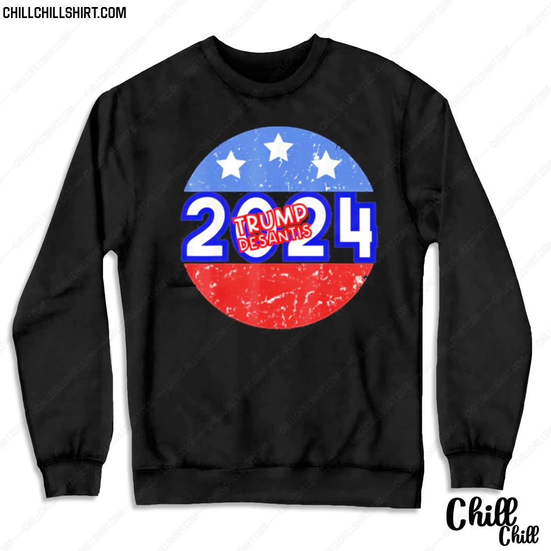 Nice trump Desantis 2024 Retro Campaign Shirt Sweater