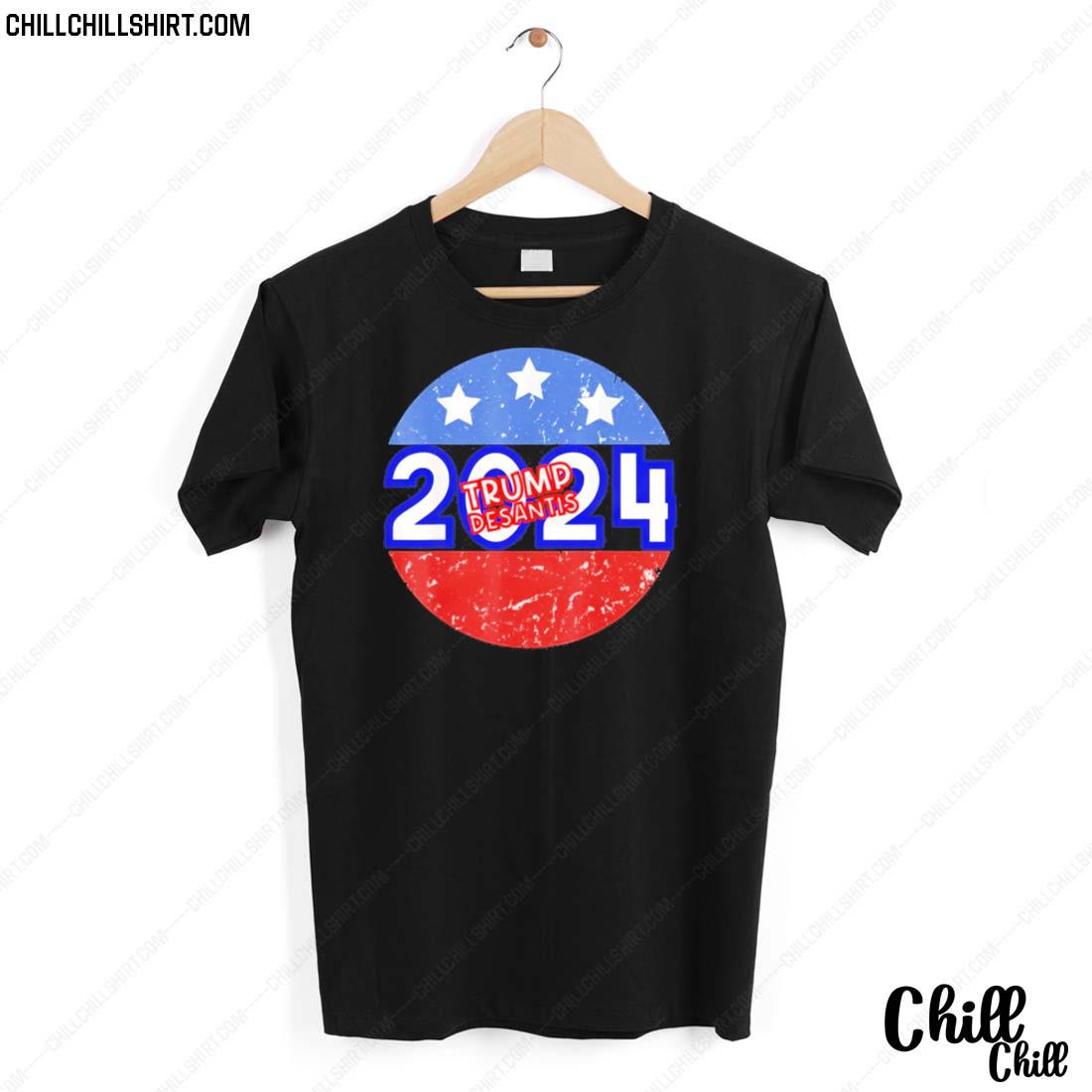 Nice trump Desantis 2024 Retro Campaign Shirt