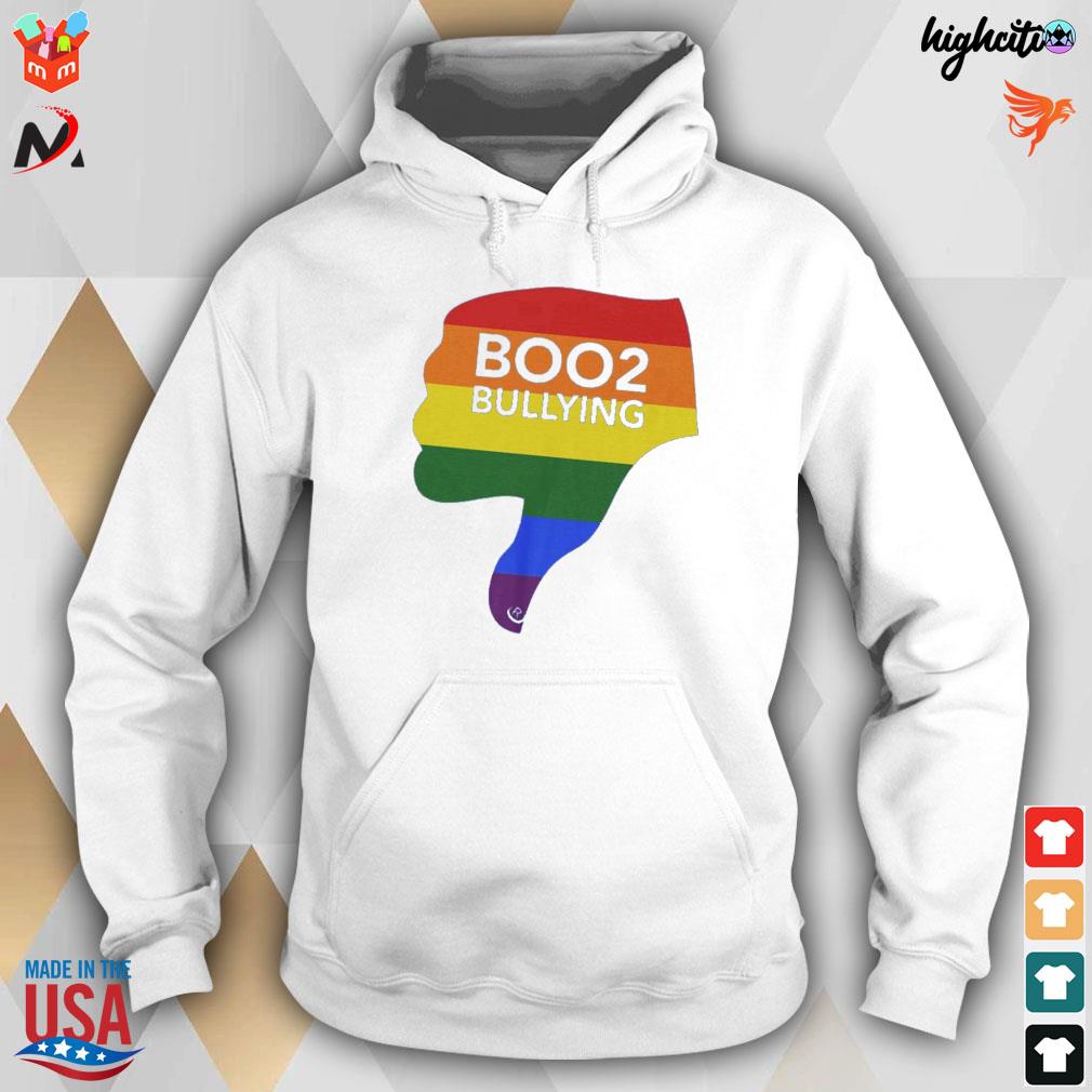 Boo 2 bullying pride lgbtq hand t-s hoodie