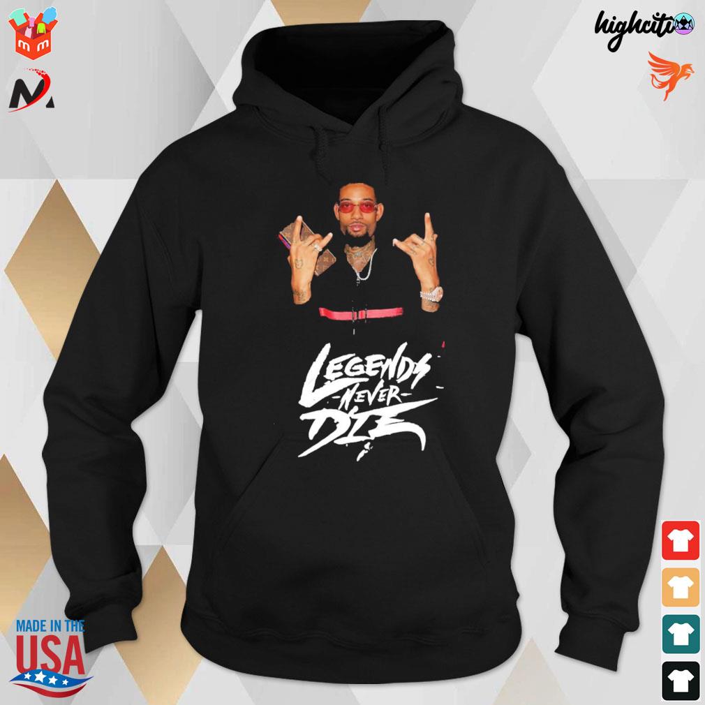 Legend never die Rip pnb rock t shirt hoodie sweater long