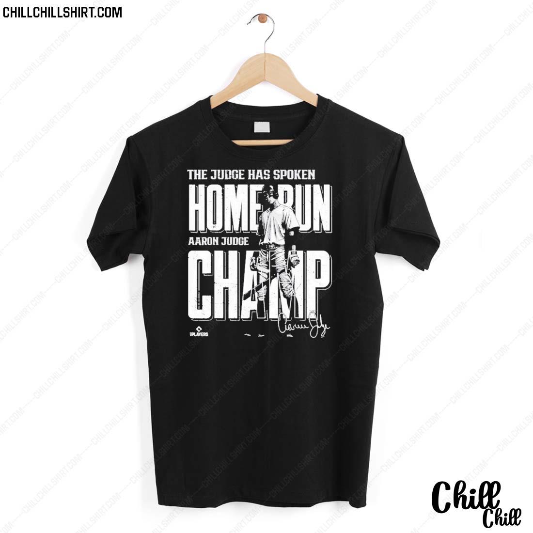 Nice home Run Champ Aaron Judge New York Yankees Shirt