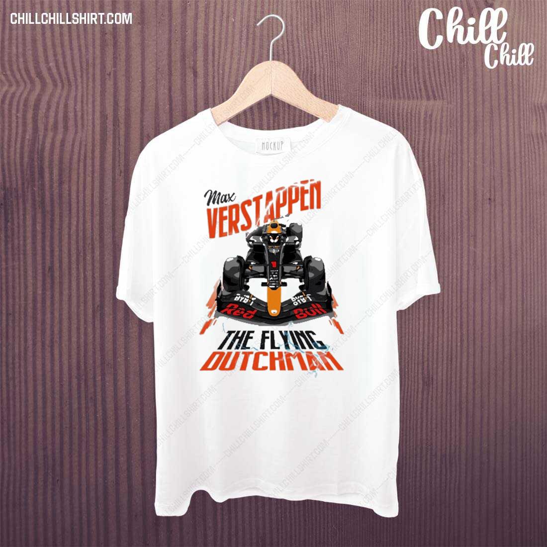 Nice the Flying Dutchman Orange Army Formula 1 Car Racing F1 Max Verstappen Shirt