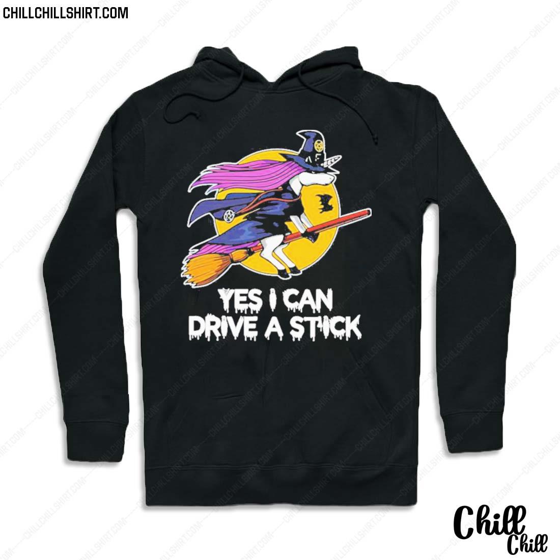 Nice unicorn Witch Yes I Can Drive A Stick Halloween 2022 Shirt Hoodie