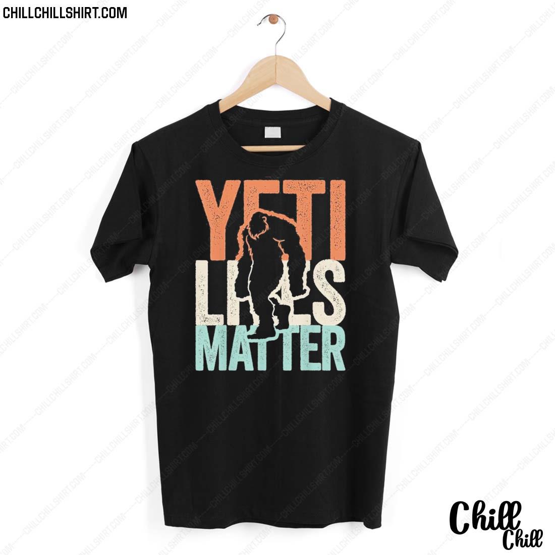 Official yeti Lives Matter Bigfoot Shirt