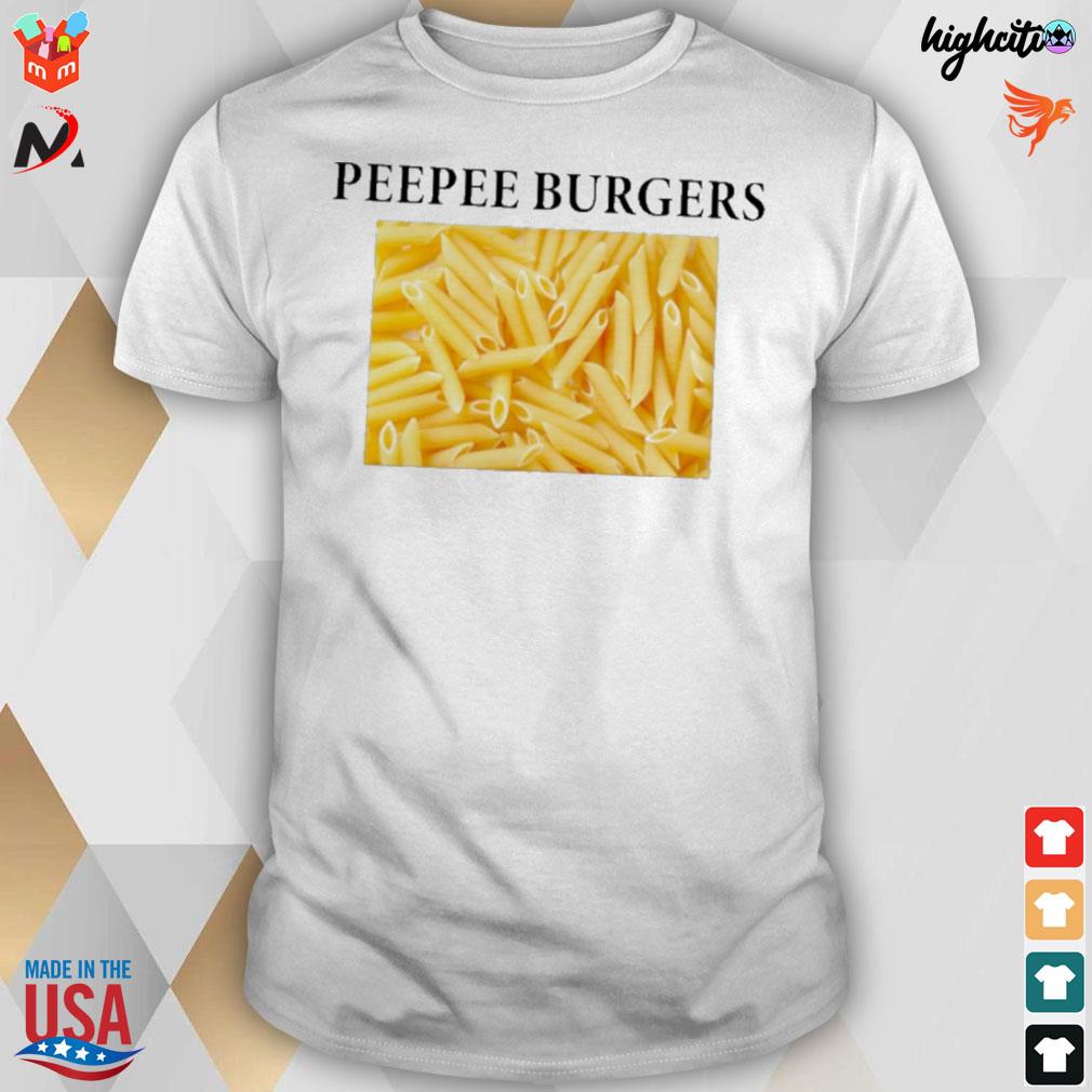 Peepee burgers t-shirt