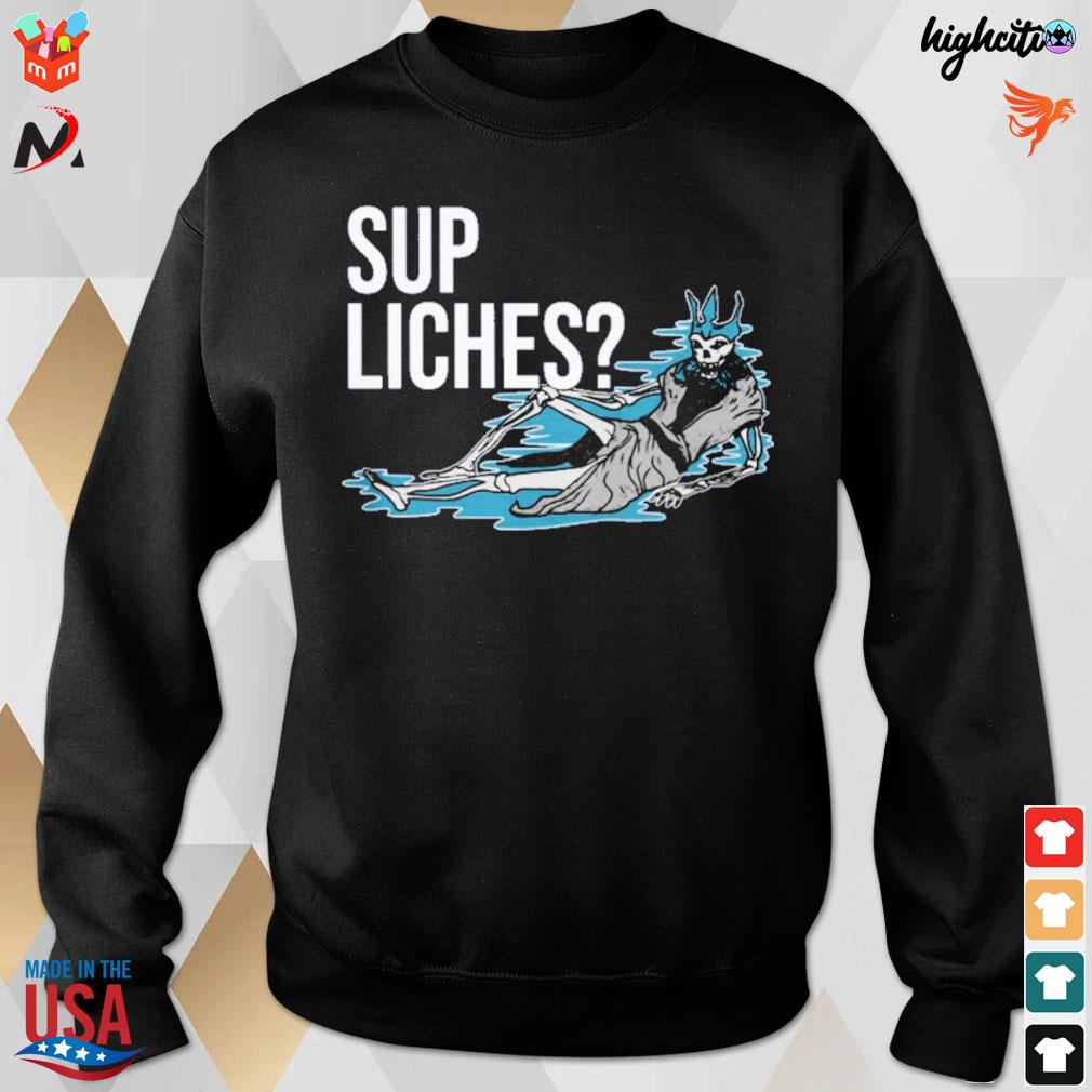 Sup liches for games Yodonna skeleton t-s sweatshirt