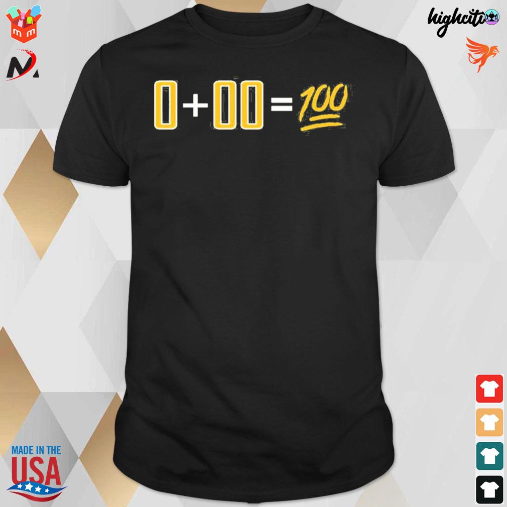 0+00=100 t-shirt