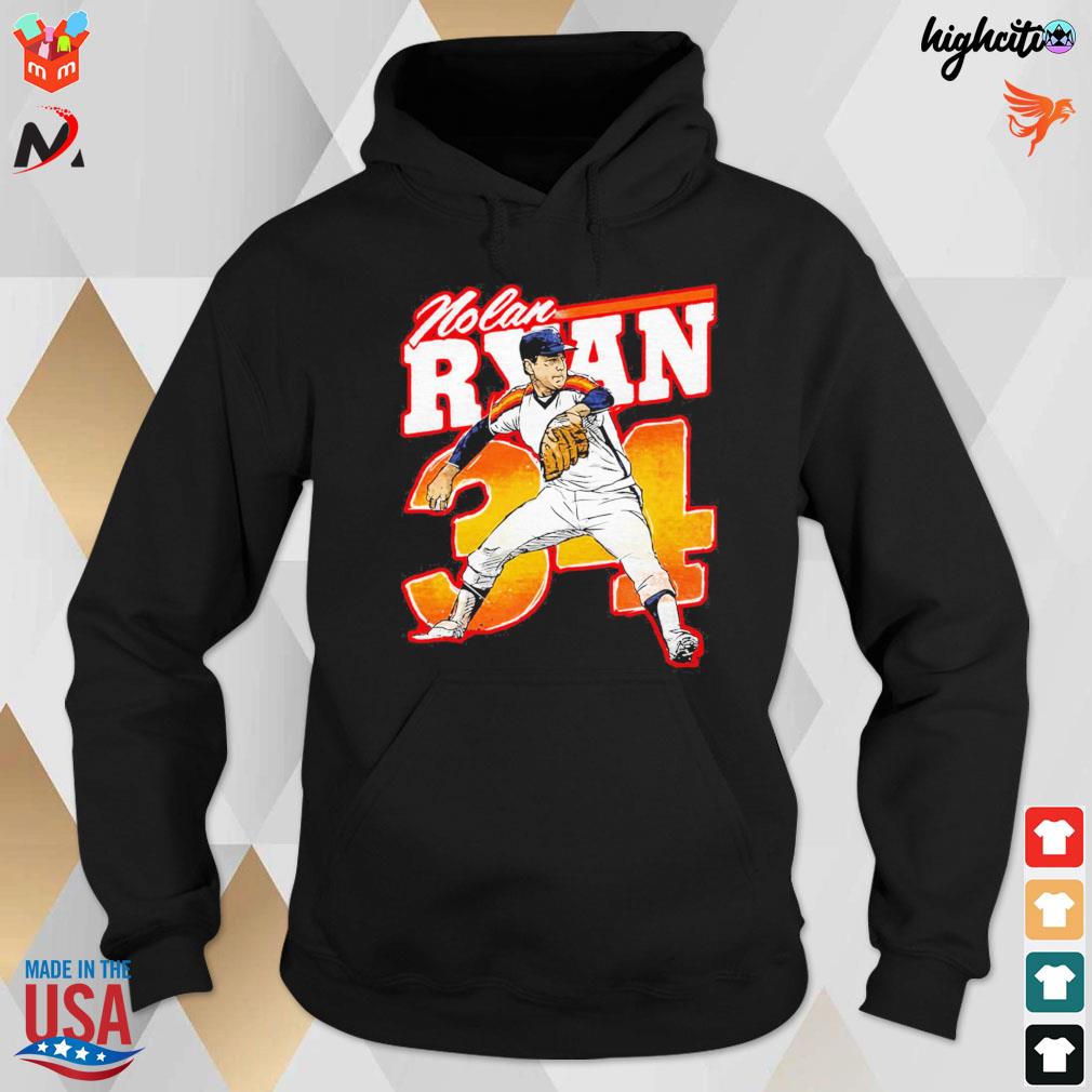 #34 Nolan Ryan graphic t-s hoodie