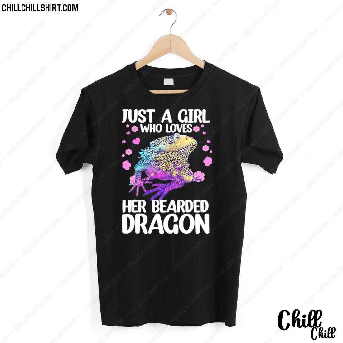 Nice cute Bearded Dragon For Women Girls Bearded Dragon Lovers T-shirt
