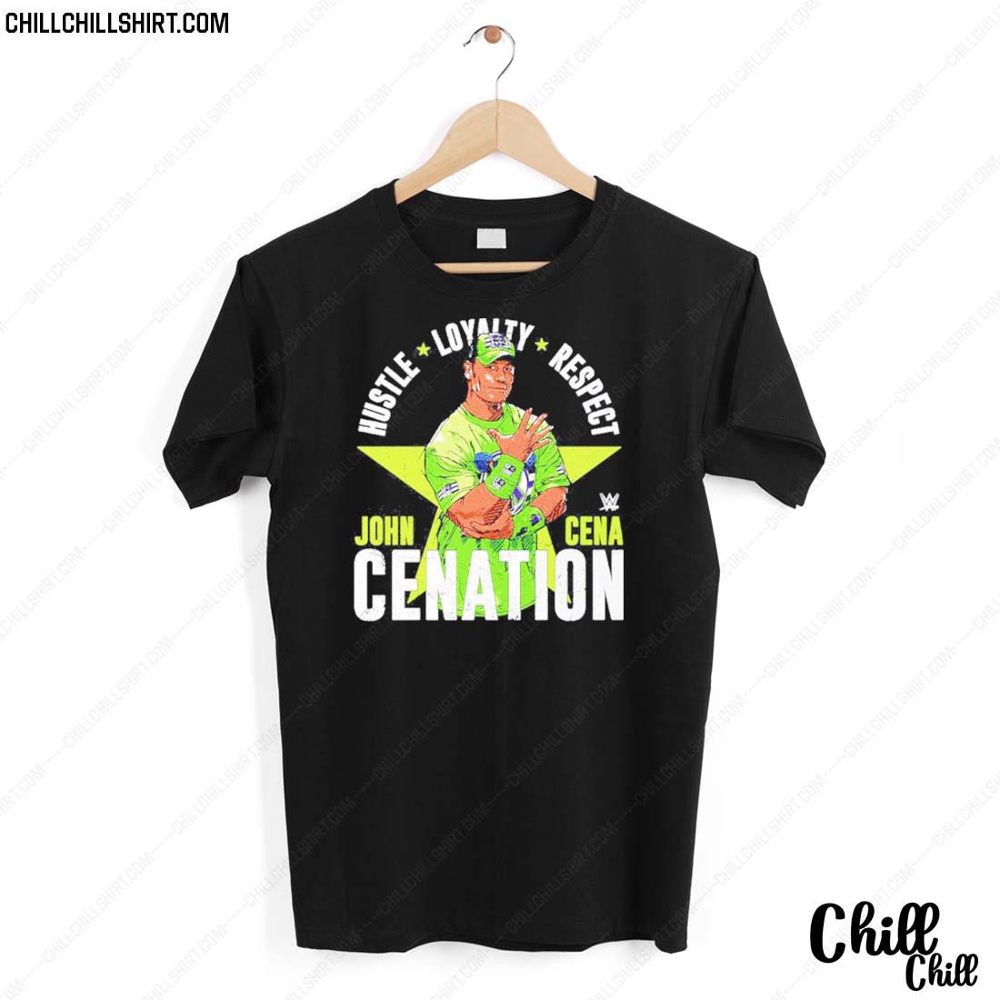 Nice john Cena Hustle Loyalty Respect 2022 T-shirt