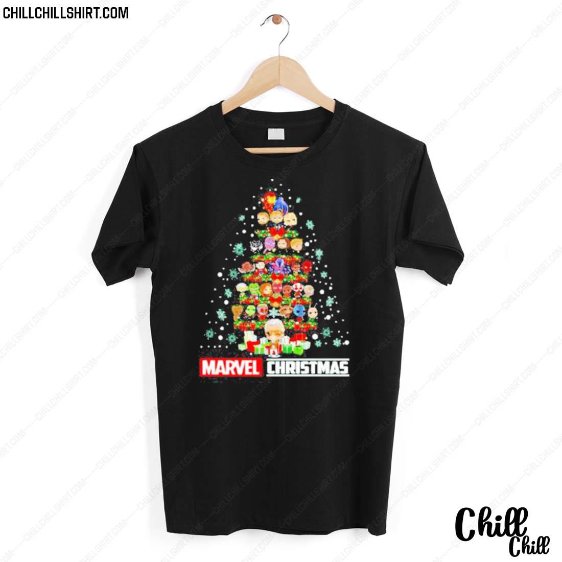 Nice marvel Avengers Chibi Tree Marvel Christmas 2022 New T-shirt