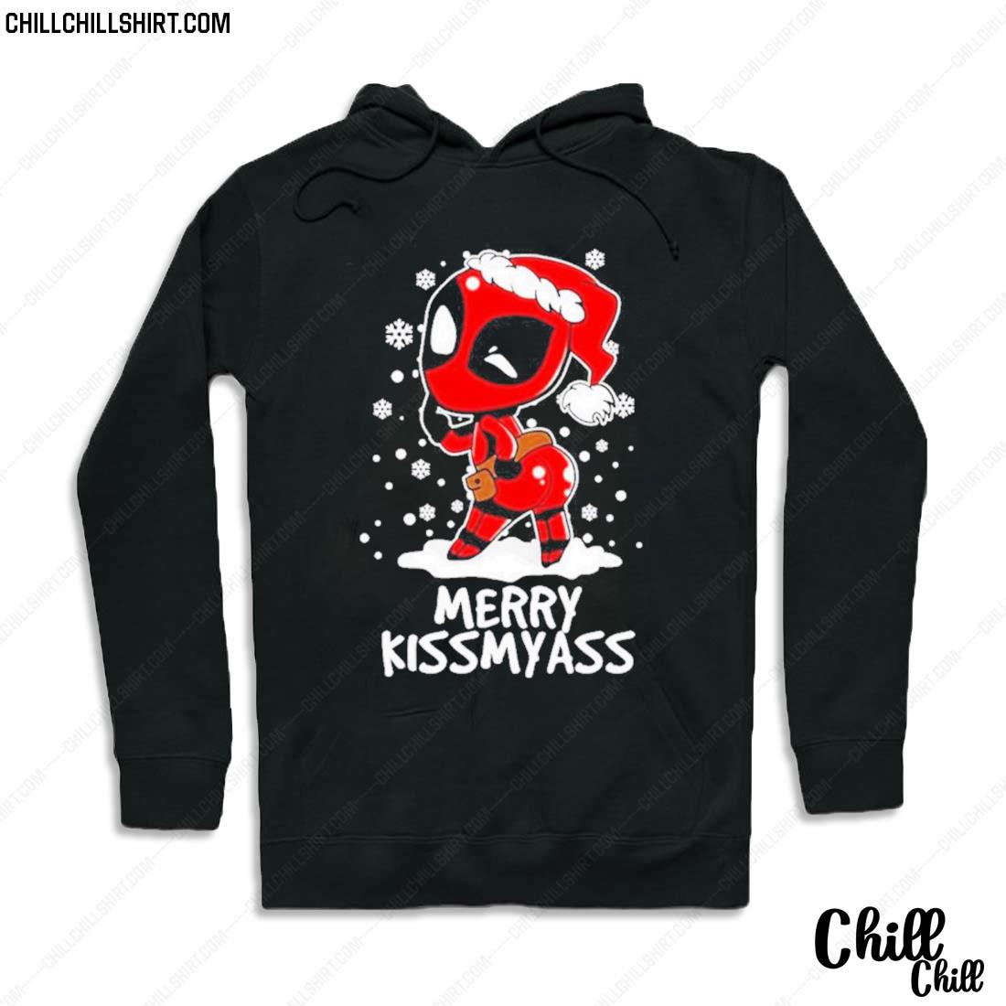 Nice merry Kiss My Ass Spiderman Christmas T-s Hoodie