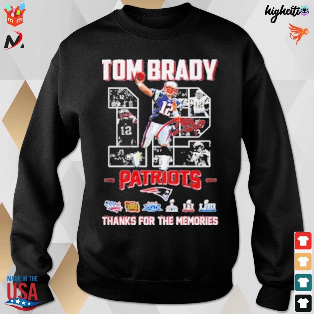 Thank You For The Memories Tom Brady Shirt - Corkyshirt