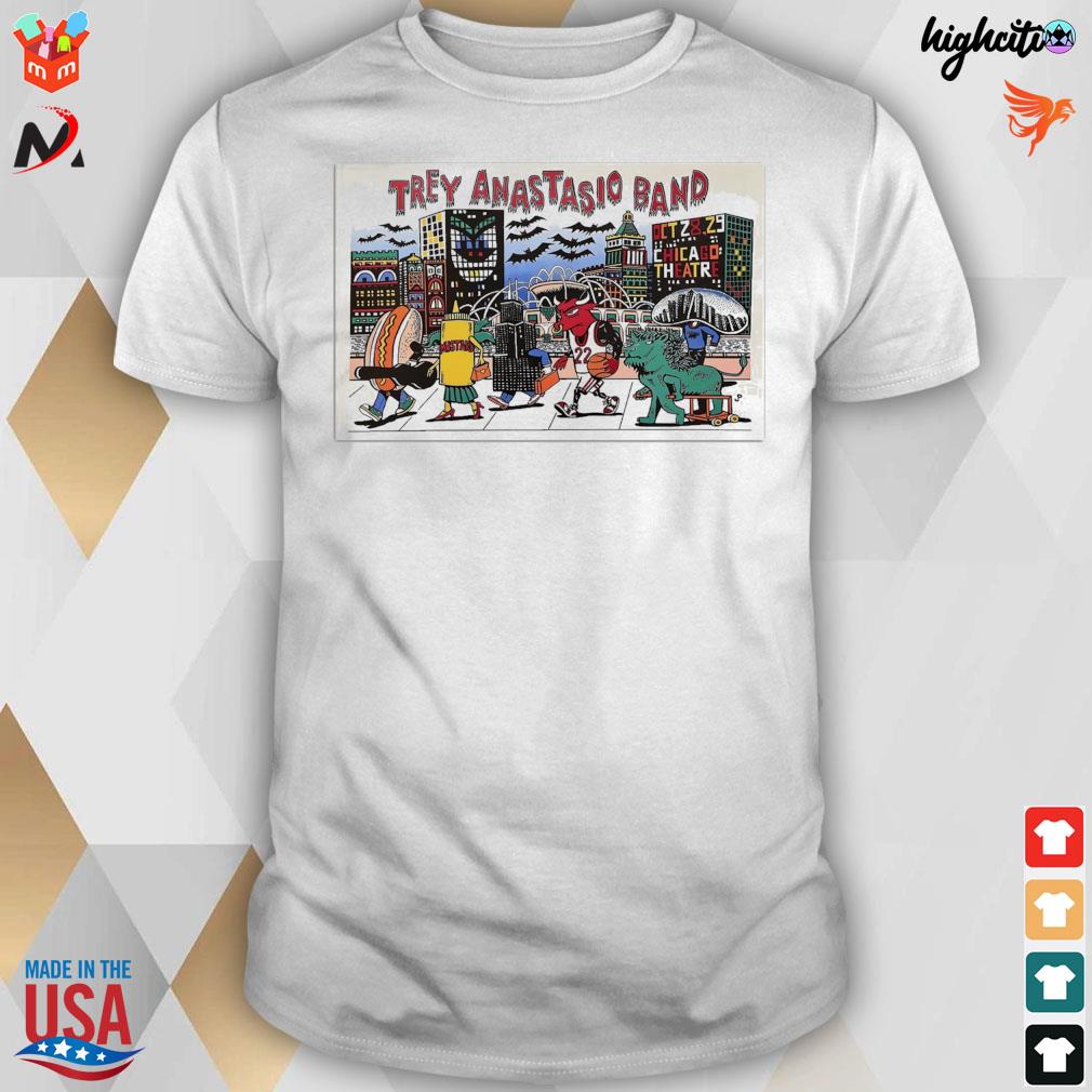 Trey anastasio band Chicago theatre Chicago Il october 28 29 2022 halloween weekend t-shirt