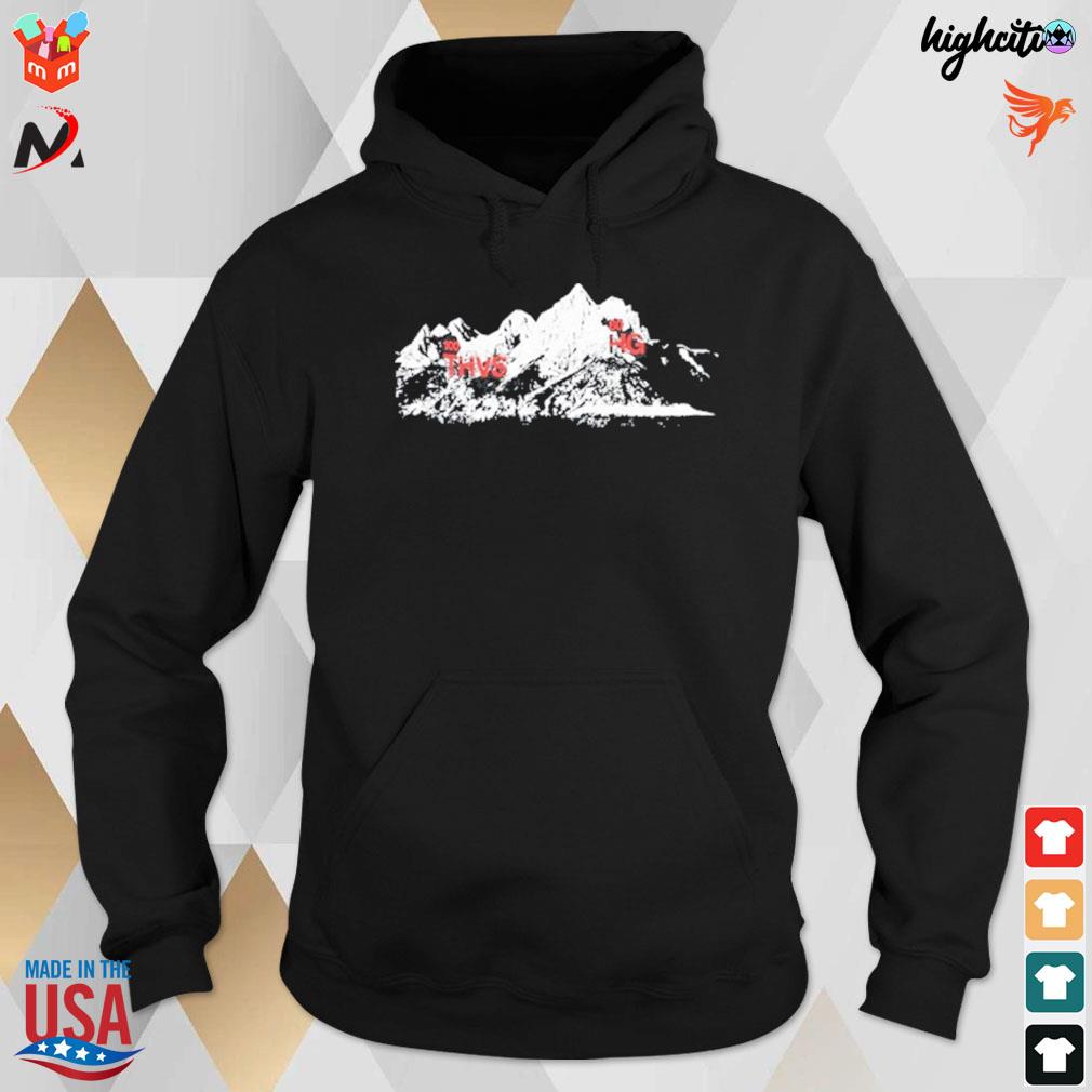 100t x hg mercury mountain t-s hoodie