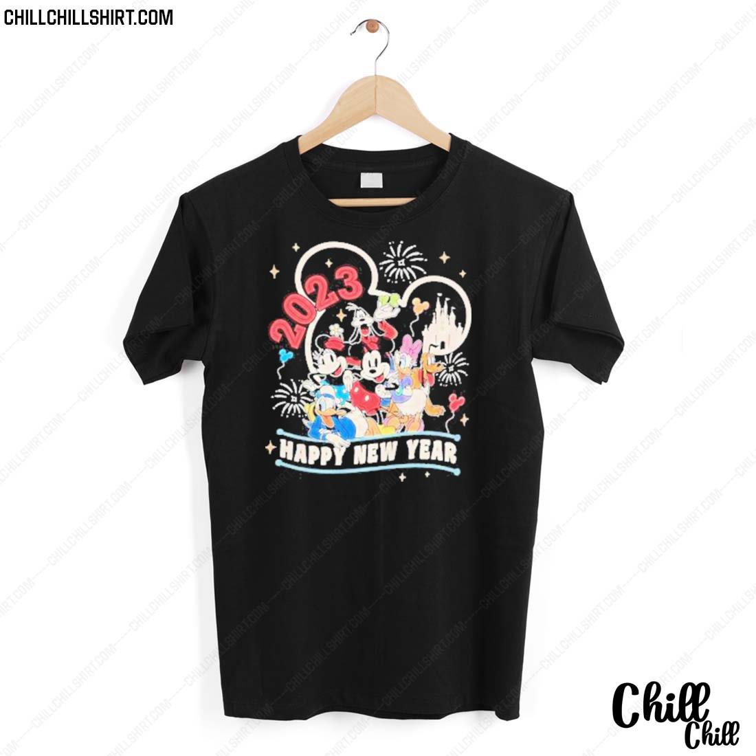 Nice disney 2023 Happy New Year T-shirt