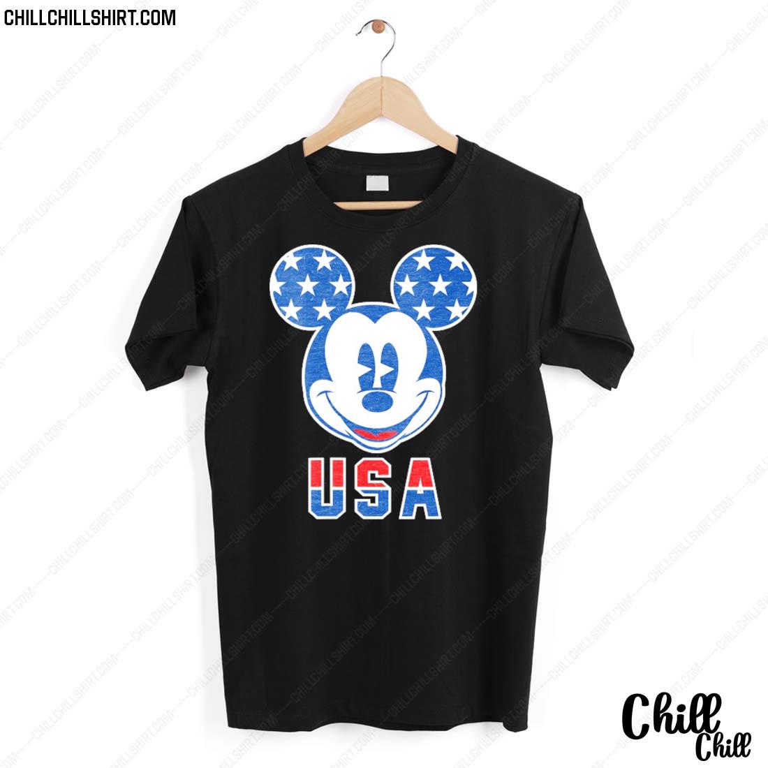 Nice disney Usa Mickey Mouse Americana T-shirt