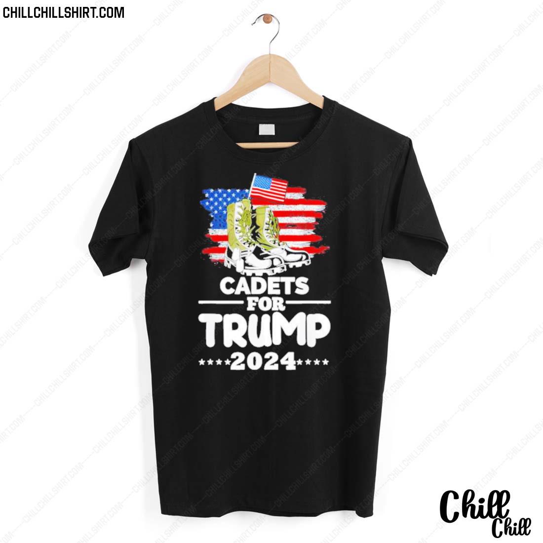 Nice donald Trump 2024 For Cadets Patriotic Election T-shirt