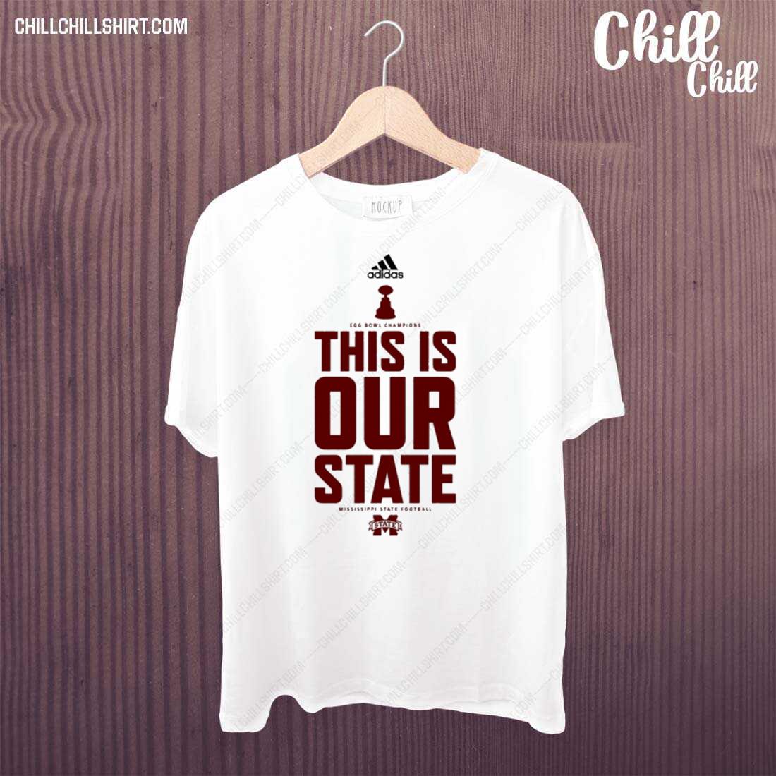 Nice egg Bowl Champions This Is Our State Mississippi State Football T-shirt