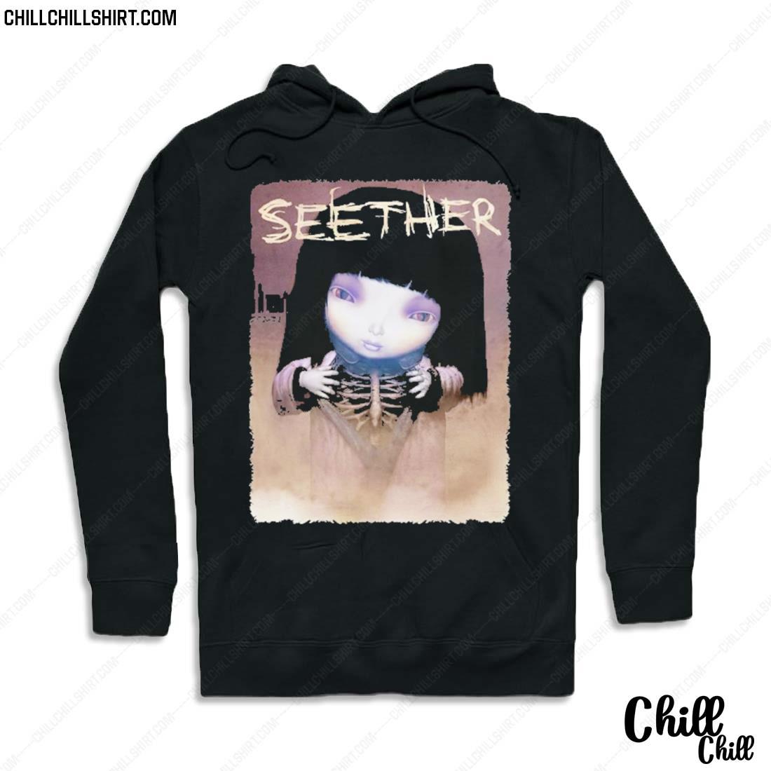 Nice finding Beauty In Negative Spaces Band Seether T-s Hoodie