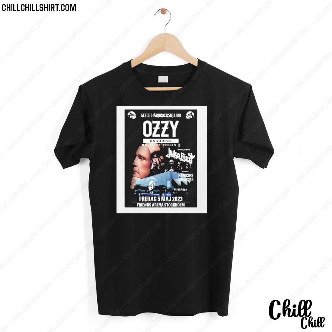 Nice fredag 5 Maj 2023 Ozzy Osbourne No More Tours 2 T-shirt