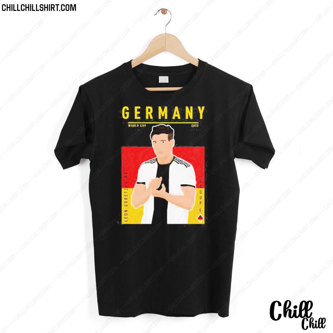 Nice germany World Cup 2022 Leon Goretzka 8 T-shirt