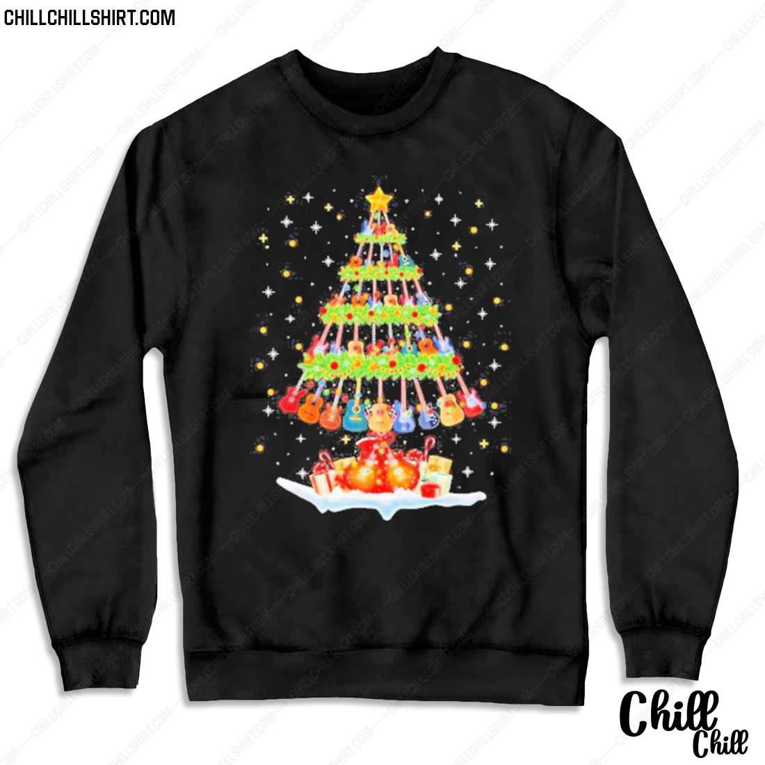 Nice guitar Music Lover Xmas Lighting Guitar Christmas Tree 2022 Sweater Sweater