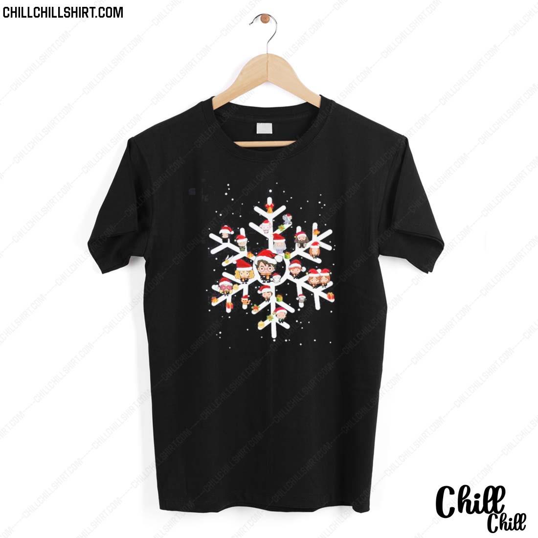 Nice harry Potter Characters Christmas Snow 2022 T-shirt