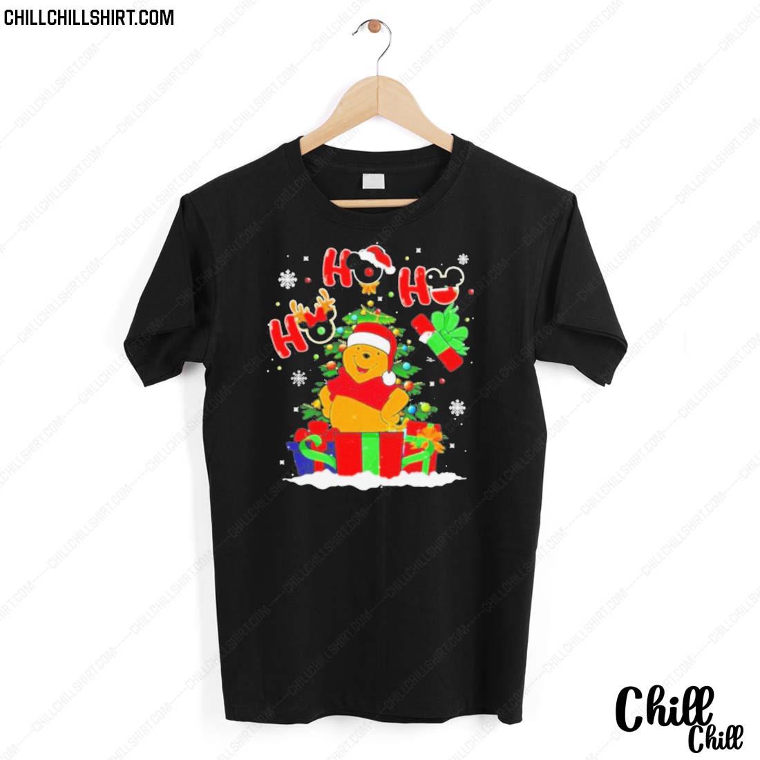 Nice ho Ho Ho Winnie The Pooh Christmas T-shirt