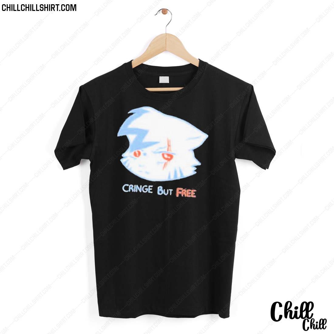 Nice izzzyzzz Cat Cringe But Free T-shirt
