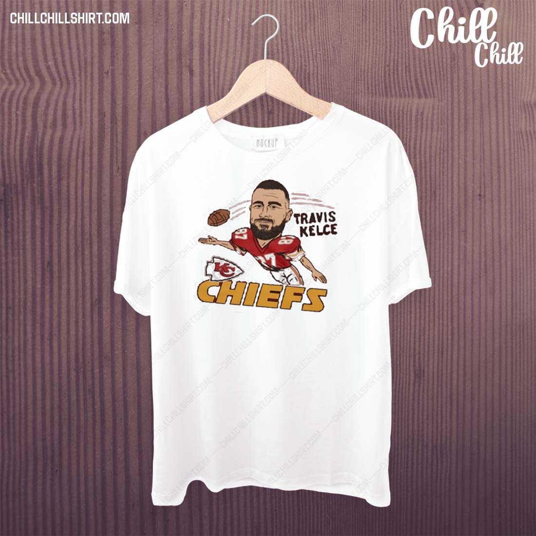 Nice kansas City Chiefs Travis Kelce Homage Caricature Player T-shirt