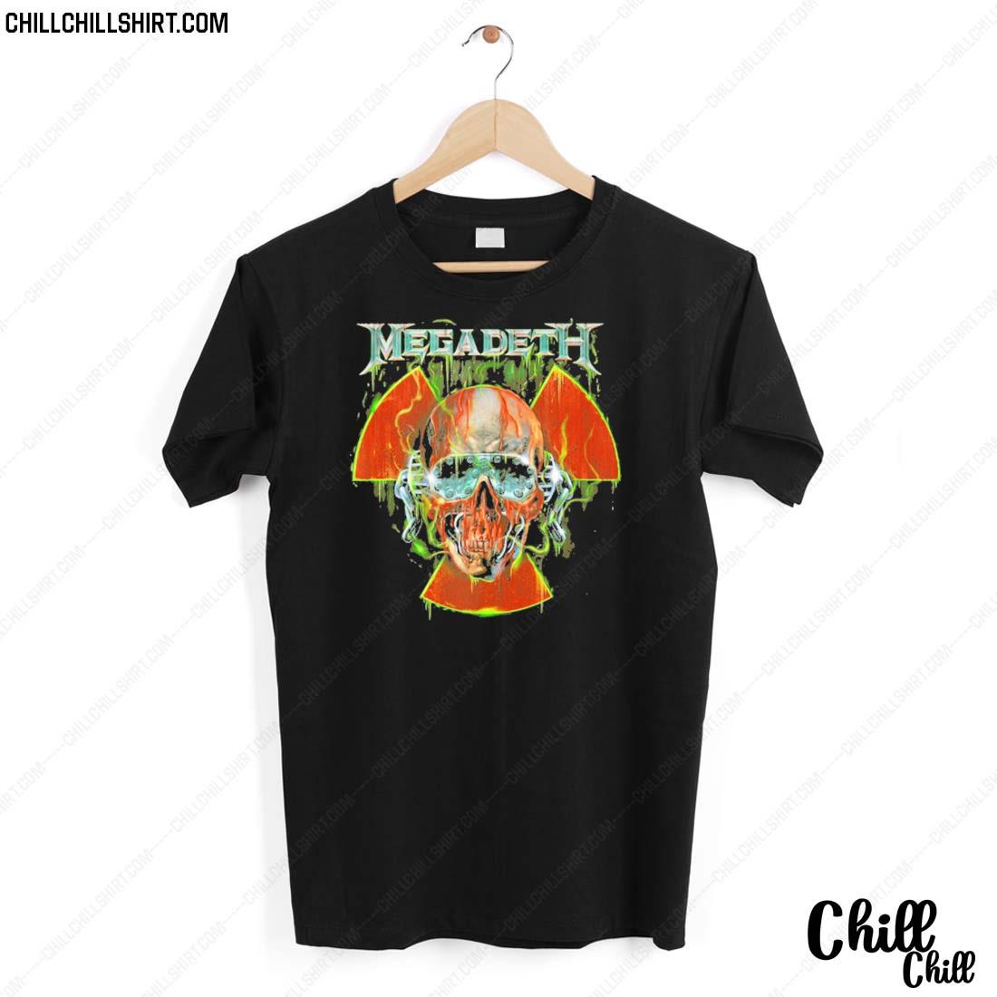 Nice megadeth Radiation Vic Thrash Metal Music T-shirt