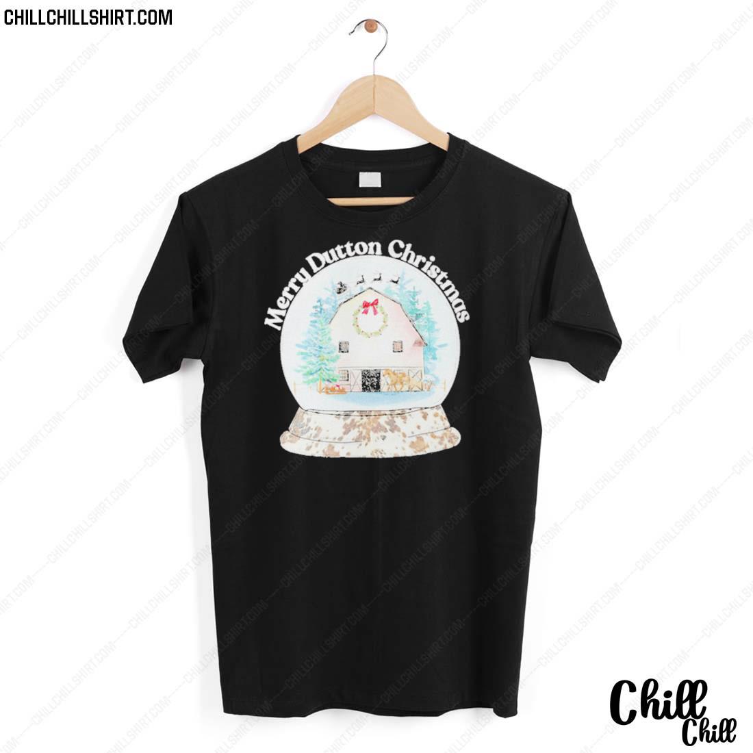 Nice merry Dutton Christmas Snow Globe T-shirt