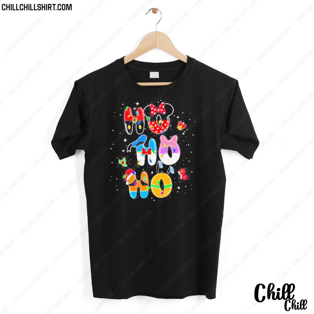 Nice mickey And Friends Custom Ho Ho Ho Christmas 2022 T-shirt