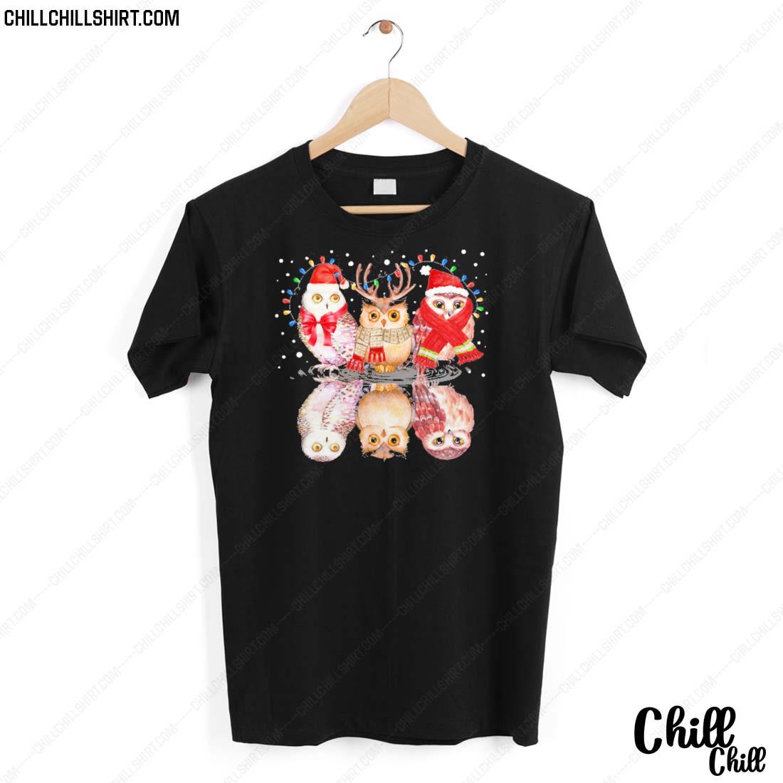 Nice owl Christmas Tree T-shirt