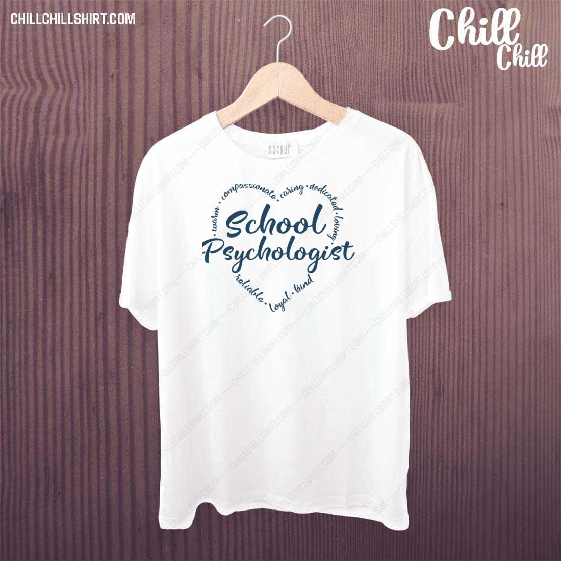 Nice school Psychologist Heart T-shirt